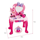 Juguete Tocador Infantil Princesa con Taburete, Luces y Sonido + Accesorios 3