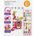 Set Supermercado Infantil Interactivo 67 Piezas Luz y Sonido 6