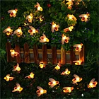 Guirnalda De Luces LED Solar Diseño Abejas Decoración Jardín 6.5M 3