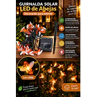 Guirnalda De Luces LED Solar Diseño Abejas Decoración Jardín 6.5M 4