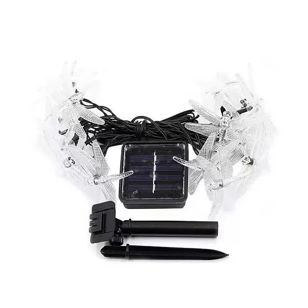 Luces Guirnaldas Solares Led Con Diseño De Libélulas 6.5 M 4