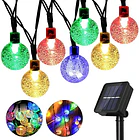 Guirnalda De Luces Solar Led Esferas Cristal 5 Metros 30 Led 6