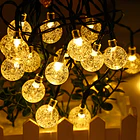 Guirnalda De Luces Solar Led Esferas Cristal 5 Metros 30 Led 7