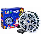 Luces Navideñas Led 100 Metros En Carrete Enchufe Nacional 1