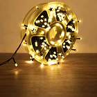 Luces Navideñas Led 100 Metros En Carrete Enchufe Nacional 13