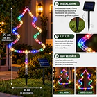 Estaca Navideña Led Multicolor 77cm Adorno Jardín 5