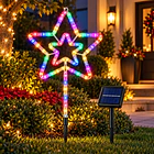 Estaca Navideña Led Multicolor 77cm Adorno Jardín 8