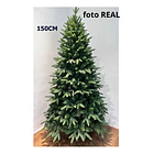 Árbol De Navidad Artificial Pino Clásico 150cm Base Metálica 3