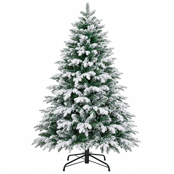 Árbol De Navidad Artificial Nevado 150 Cm Pino De Lujo 1