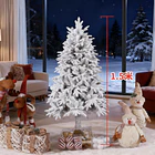 Árbol De Navidad Artificial Nevado 150 Cm Pino De Lujo 3