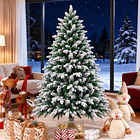 Árbol De Navidad Artificial Nevado 210 Cm Pino De Lujo 6