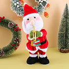 Muñeco Navideño Musical Con Movimiento Saxofón De 32 Cm 2