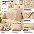 Cubrecama + 2 Fundas Acolchado Hipoalergénico 230x250 2p 13