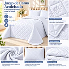 Cubrecama + 2 Fundas Acolchado Hipoalergénico 230x250 2p 15