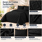 Cubrecama + 2 Fundas Acolchado Hipoalergénico 230x250 2p 3