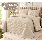 Cubrecama + 2 Fundas Acolchado Hipoalergénico 230x250 2p 14