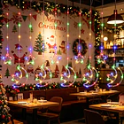 Guirnaldas De Luces Led Solar 3 Metros Figuras Navideñas 5