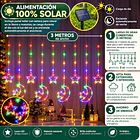 Guirnaldas De Luces Led Solar 3 Metros Figuras Navideñas 8