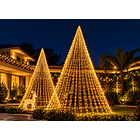 Luces Led Solar Navideña Guirnaldas 22 Metros Luz Cálida 2