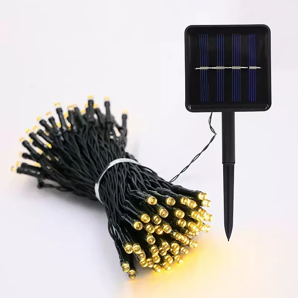 Luces Solares Led Guirnalda Navidad 30 Metros 3