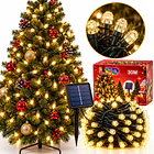 Luces Led Navidad Solar Guirnaldas Decorativas De 30 Metros 4
