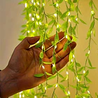 Guirnalda Enredadera Led Con Hojas Artificiales 3m X1m Solar 3