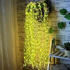 Guirnalda Enredadera Led Con Hojas Artificiales 3m X1m Solar 4