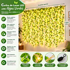 Guirnalda Enredadera Led Con Hojas Artificiales 3m X1m Solar 5
