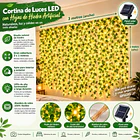 Guirnalda Enredadera Led Hojas De Hiedra Artificial 3m X 1m 4