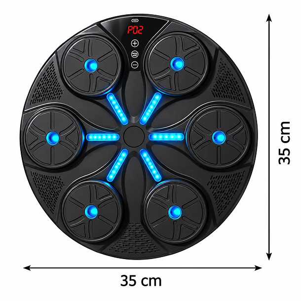 Máquina De Boxeo Inteligente Con Música Bluetooth Y Guantes 5