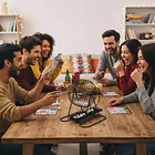 Juego de Bingo Completo con Tómbola Metálica y 75 Pelotas 5