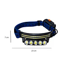Linterna Frontal LED Recargable COB, Treking, Camping y Emergencias 2