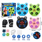Máquina De Boxeo Infantil De Pared Con Música Luces Led Rgb 5