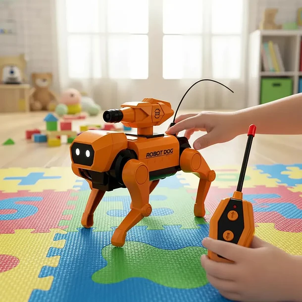 Perro Robot A Control Remoto Diy Para Armar Interactivo +3 2