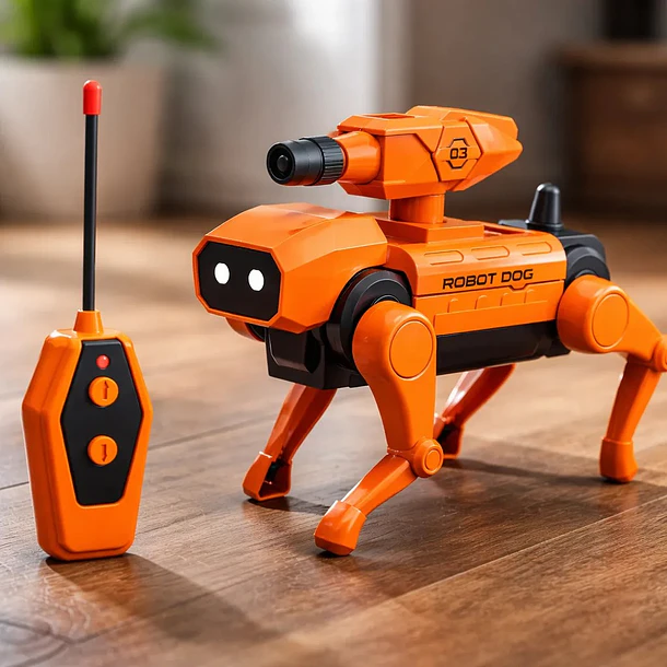 Perro Robot A Control Remoto Diy Para Armar Interactivo +3 3