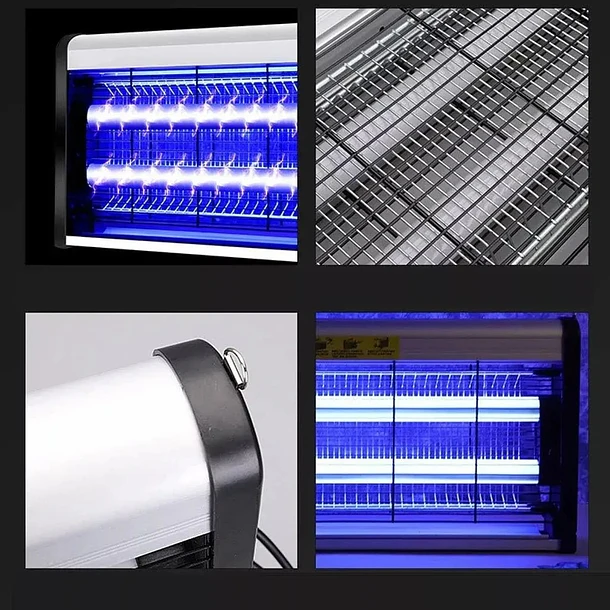 Lámpara Mata Insectos Led 10w Trampa Malla Eléctrica A10 2