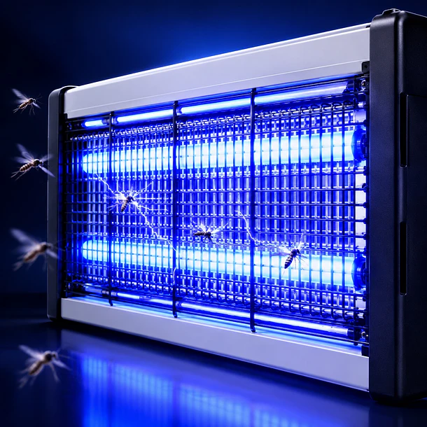 Lámpara Mata Insectos Led 10w Trampa Malla Eléctrica A10 5