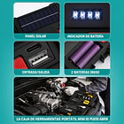 Linterna Reflector Solar Camping Con Caja De Herramientas 4