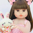 Muñeca Bebé Reborn Realista En Vinilo Termoplástico 50cm 6