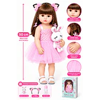 Muñeca Bebé Reborn Realista En Vinilo Termoplástico 50cm 2
