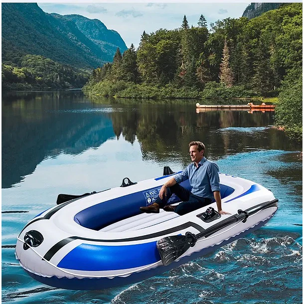 Bote Inflable Para 2 Personas 195x100cm Carga 168kg Jr-200 3