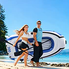 Bote Inflable Para 2 Personas 195x100cm Carga 168kg Jr-200 6