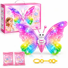 Alas De Mariposa Con Luz Música Y Burbujas Juguetes Disfraz 2