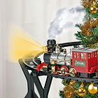 Adorno Tren Navideño Flotante Con Luz, Música Y Humo Real 6