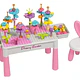 Mesa Didáctica Multifuncional De Bloques Con Silla Infantil