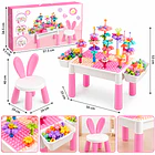 Mesa Didáctica Multifuncional De Bloques Con Silla Infantil 6