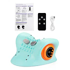 Masajeador Cervical Almohada Con Calor, Electroterapia +usb 3