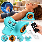 Masajeador Cervical Almohada Con Calor, Electroterapia +usb 4