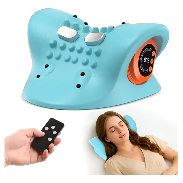 Masajeador Cervical Almohada Con Calor, Electroterapia +usb 1