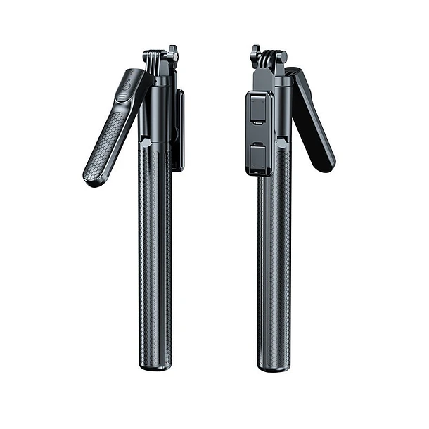 Trípode Y Bastón Selfie Extra Largo K29 (220 Cm) Con Luz y Bluetooth 2